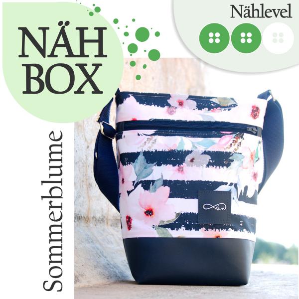 Nähbox Umhängetasche - Sommerblume