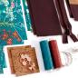 Preview: Nähbox Set - Amber & Geldbörse - Waxed Maroon