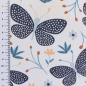 Preview: Canvas Eigenproduktion 'Schmetterlinge jeansblau'