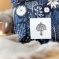 Preview: Nähset Utensilo groß - Winterblumen