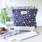 Preview: Nähbox große Kosmetiktasche - Lieblingsstück navy