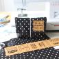 Preview: Nähset Minibag - Punkte inkl. Labelset 'English'