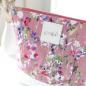 Preview: Nähbox große Kosmetiktasche - Romantic Flowers Rosa