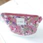 Preview: Nähbox große Kosmetiktasche - Romantic Flowers Rosa