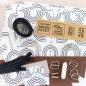 Preview: Nähset Tasche 'Katie' - Boho inkl. Labelset 'Nähliebe'