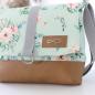 Preview: Nähset Tasche 'Katie' - Aquarell mint