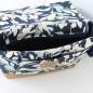 Preview: Nähset Tasche 'Katie' - Denim Flowers inkl. Labelset 'Statement'
