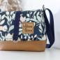 Preview: Nähset Tasche 'Katie' - Denim Flowers inkl. Labelset 'Statement'