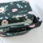 Preview: Nähset Tasche 'Katie' - Aquarell dunkelgrün