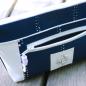 Preview: Nähbox Gürteltasche 'Ida' - Waterdrops Navy
