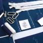 Preview: Nähbox Set - Umhängetasche & Geldbörse - Waterdrops Navy