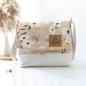 Preview: Nähset Tasche 'Katie' - Blumen korall inkl. Labelset 'Floral'