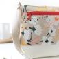 Preview: Nähset Tasche 'Katie' - Blumen korall inkl. Labelset 'Floral'