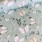 Preview: Canvas Eigenproduktion 'Schmetterlinge mint'