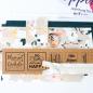 Preview: Nähset Zipperbag - Blumen korall inkl. Labelset 'Floral'