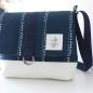 Preview: Nähset Tasche 'Katie' - Waterdrops Navy