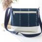 Preview: Nähset Tasche 'Katie' - Waterdrops Navy