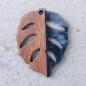 Preview: Palmenblatt - Holz & Harz dunkelgrau