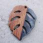 Preview: Palmenblatt - Holz & Harz dunkelgrau
