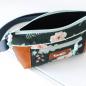 Preview: Nähbox Gürteltasche 'Ida' - Aquarell dunkelgrün