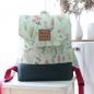 Preview: Nähbox Rucksack - Pastellblüten inkl. Labelset 'Floral'