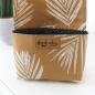 Preview: Nähset Minibag - Palmenblätter beige inkl. Labelset 'Fun'