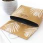Preview: Nähset Minibag - Palmenblätter beige inkl. Labelset 'Fun'
