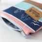 Preview: Nähbox Kosmetiktasche - Anker & Meer inkl. Labelset 'Anker'