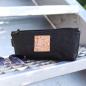 Preview: Nähset Zipperbag - Waxed Black & Kork
