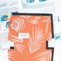 Preview: Nähset Minibag - Palmenblätter Orange