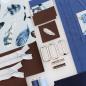 Preview: Nähset Umhängetasche - Feathers Blue