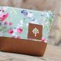 Mobile Preview: Nähbox Kosmetiktasche - Romantic Flowers Mint
