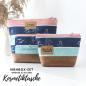 Preview: Nähbox große Kosmetiktasche - Anker & Meer inkl. Labelset 'Anker'