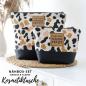 Preview: Nähbox große Kosmetiktasche - Leo inkl. Labelset 'Nähliebe'