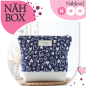 Preview: Nähbox große Kosmetiktasche - Lieblingsstück navy