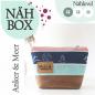 Preview: Nähbox Kosmetiktasche - Anker & Meer inkl. Labelset 'Anker'
