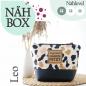 Preview: Nähbox Kosmetiktasche - Leo inkl. Labelset 'Nähliebe'