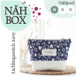 Preview: Nähbox Kosmetiktasche - Lieblingsstück navy