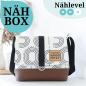 Preview: Nähset Tasche 'Katie' - Boho inkl. Labelset 'Nähliebe'