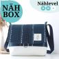 Preview: Nähset Tasche 'Katie' - Waterdrops Navy