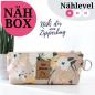 Preview: Nähset Zipperbag - Blumen korall inkl. Labelset 'Floral'