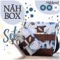Preview: Nähbox Set - Amber & Geldbörse - Feathers Blue