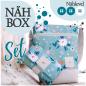 Preview: Nähbox Set - Umhängetasche & Geldbörse - Flowers Mint