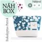 Preview: Nähbox Kosmetiktasche - Eukalyptus Petrol