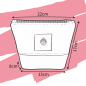 Preview: Nähbox Kosmetiktasche - Anchor & Flowers