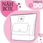 Preview: Nähbox große Kosmetiktasche - Anchor & Flowers