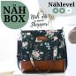 Preview: Nähbox Shopper - Aquarell Dunkelgrün