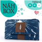 Mobile Preview: Nähbox 'Smaragd Geldbörse' - Pusteblume Navy