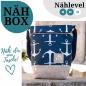 Preview: Nähset Umhängetasche - Anker Navy