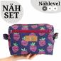 Preview: Nähset Boxybag 'Maxi' - Himbeere